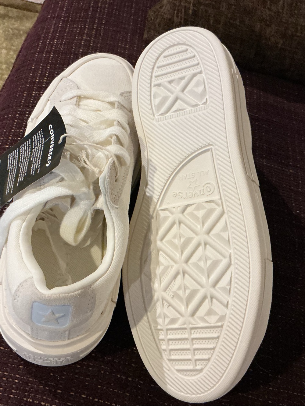 Converse Chuck Taylor All Star Cruise Low-Top Sneakers in Off-White women’s 9. - Picture 3 of 6